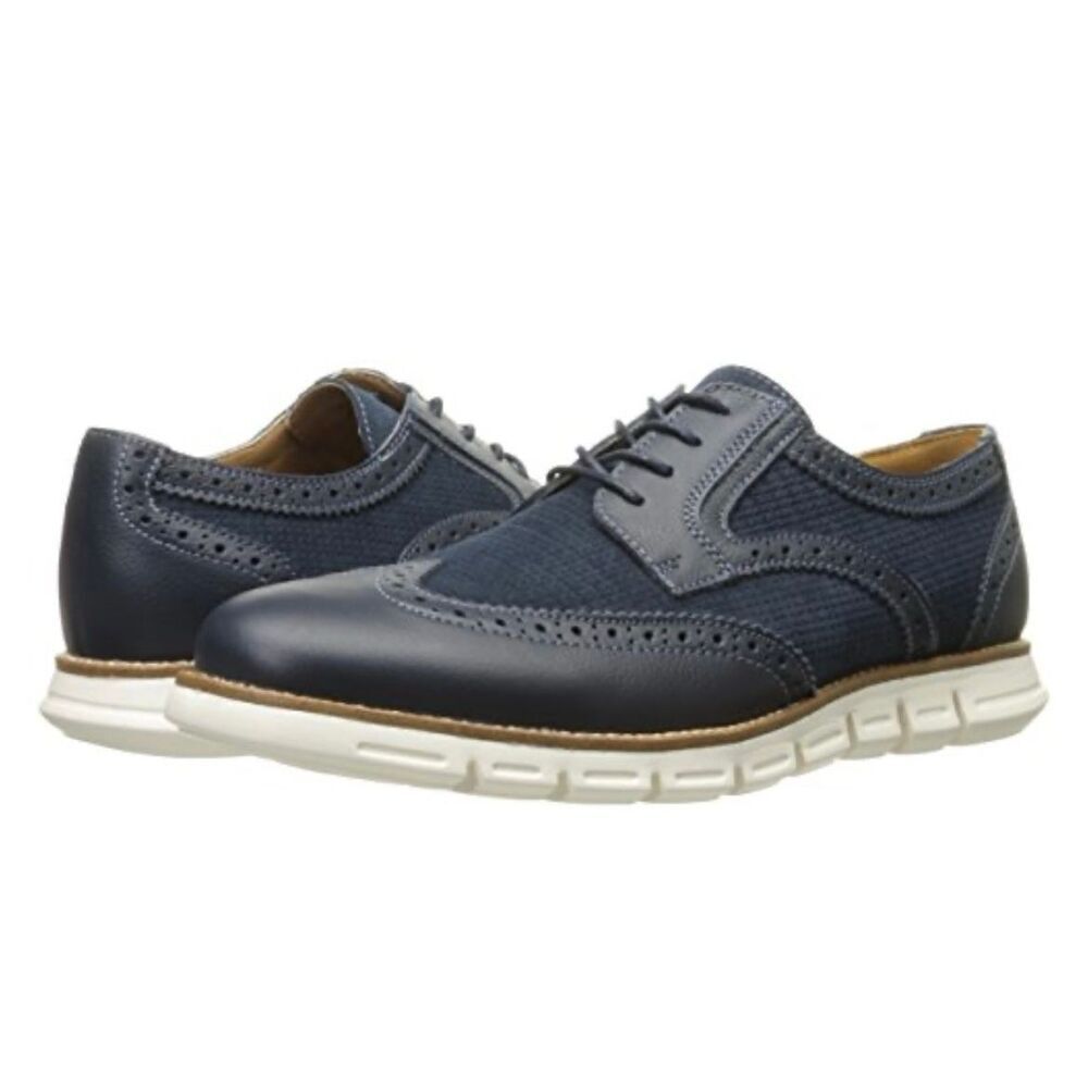 GBX leather navy Oxford shoe size 13